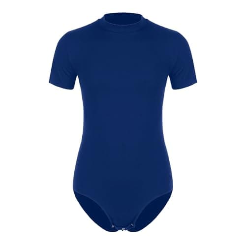 IUERVPS Combinaison décontractée Slim for Homme, Couleur Unie, col Ras du Cou, Manches Courtes, Tenue de soirée pour Clu