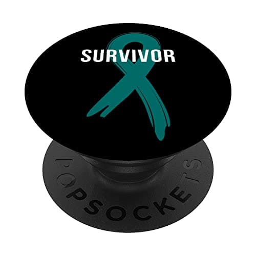 PopSockets PopGrip Interchangeable - Cache-sexe Anti-Cancer pour Femmes, Accessoire Portable pour Soutien Scolaire, Écou