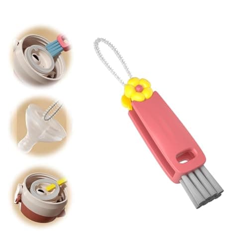 Nettoyage Multifonction 3 en 1 Brosse Couvercle Tasse Bouteille (Vert) — Rouge