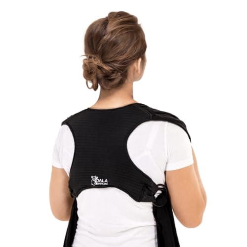 Koala Babycare Écharpe de portage facile à enfiler gris clair - Multifonctionnelle jusqu'à 9 kg - Unisex Design Enregist — Gris Clair