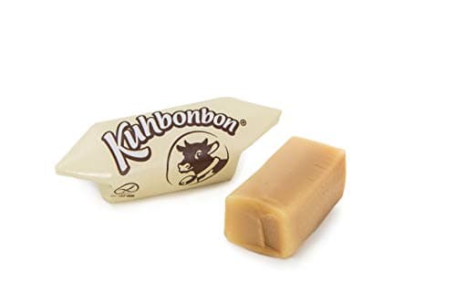 Kuhbonbon Caramels au Lait/Beurre Classiques 200 g - Bonbons Goûteux Ideaux en Snack ou Cadeau