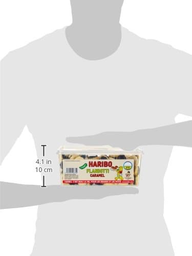 Haribo Bonbons Gelés Flanbotti Caramel 210 Pièces | 1,19 kg - Délices Sucrés pour Enfants et Ados | Boîte Parfaite pour