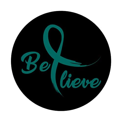 Col de l'utérus PopSockets PopGrip interchangeable lutte contre le cancer pour la femme adultère en voyage