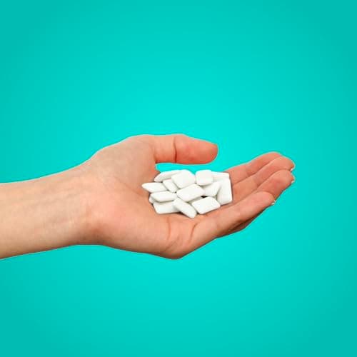 Gum Naturelle Sans Sucre au Xylitol | Végétarien, Sans Aspartame et Sans Gluten | 55 Pièces (Lot de 3) au Goût de Winter