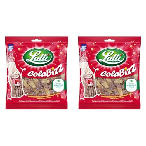 Lutti Colabizz Bonbons Granulés 275 g (Pack de 2) - goût fruité - Faible Engraissement