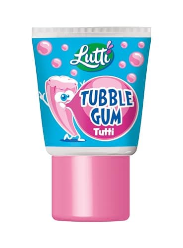 Lutti Tubble Gum Tutti Bleu Frais pour Enfants à l'Ecole