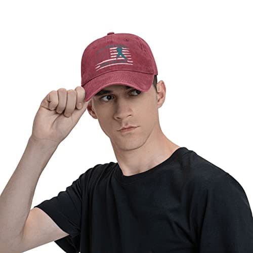 Melbrakin Drapeau des États-Unis Lutte Contre Le Cancer du col de l'utèsus Casquette de Baseball Femmes Colorées