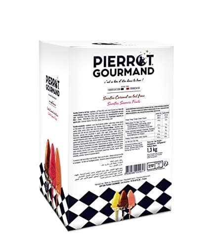 Sucettes Pierrot Gourmand Caramel et Fruits Populaires par Enfants à la Plage