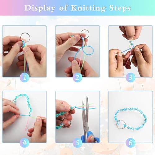 Beihre Scoubidou Elastique Cordon 200Pcs pour DIY Bracelet Collier Porte-Clés | Couleurs Multicolores | Idéal pour Enfan