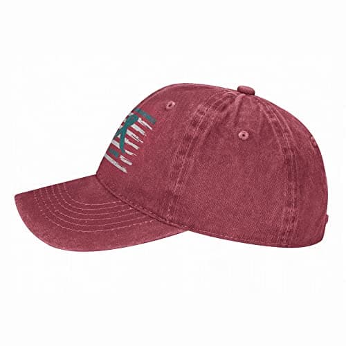 Melbrakin Drapeau des États-Unis Lutte Contre Le Cancer du col de l'utèsus Casquette de Baseball Femmes Colorées