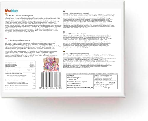 Mega Box 110 friandises remplies de pinata sans allergène - Parfait pour les enfants aux anniversaires et fêtes spéciale