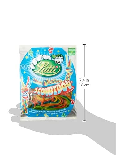 Lutti Scoubidou Bonbons 100 g pour Enfants en Cadeau d'Anniversaire Sorbets Fruités Lot de 2