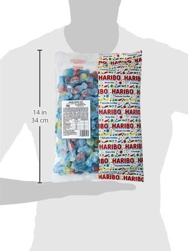 HARIBO Schtroumpfs Pik Bonbons Gélifiés et Acidulés | Pour Enfants | Festivals et Cinéma | Goûts Divers | 2 kg Vrac