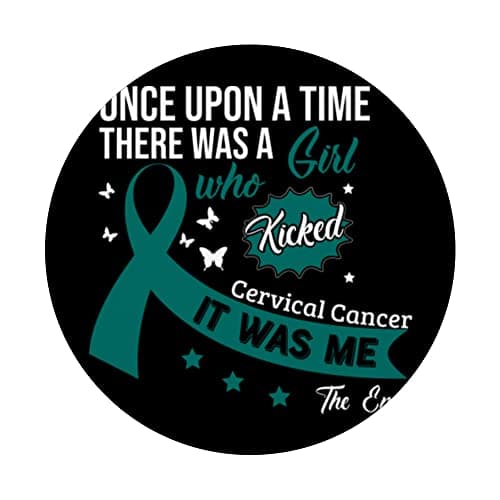 Col de l'utérus PopSockets PopGrip interchangeable contre le cancer pour femmes en utilisant en déplacement