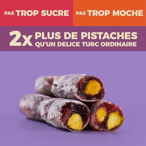 Zest Delites - Boîte-cadeau de Délice turc pour tous, Turkish Delight 250 g, Loukoums Offrez du Bonheur
