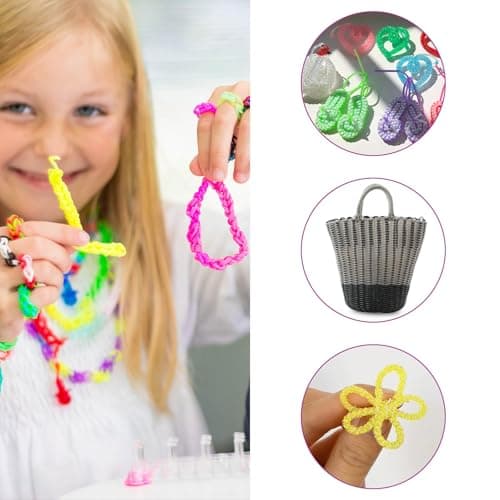 Beihre Scoubidou Elastique Cordon 200Pcs pour DIY Bracelet Collier Porte-Clés | Couleurs Multicolores | Idéal pour Enfan