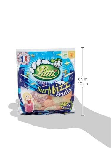 Fruits Lutti Surffizz - 100 g (Lot de 2) pour Enfants en Pleine Activité