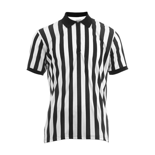 Maillot d'arbitre respirant pour hommes et femmes | Costume de juges à col | Halloween, baseball, football, lutte, pom-p