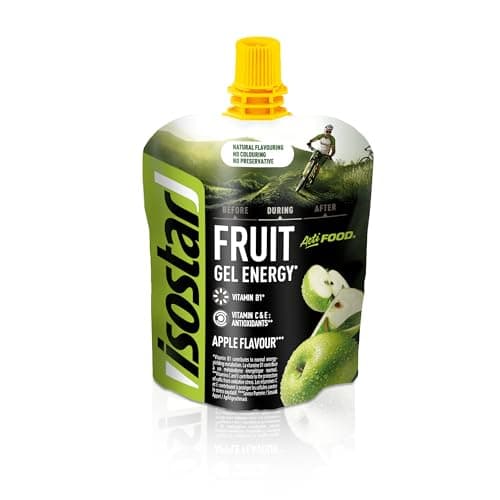 Isostar Actifood Exotic Fruits Gel Énergétique pour Athlètes - Apport en Énergie - 500g — Pomme