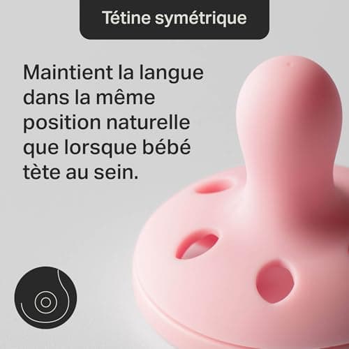 Tommee Tippee Sucette Imitant le Sein Légère Orthodontique 0-6 Mois Lot de 4