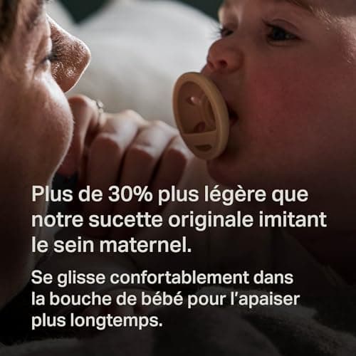 Tommee Tippee Sucette Imitant le Sein Légère Orthodontique 0-6 Mois Lot de 4