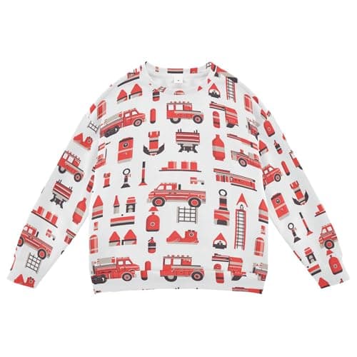 Wudan Firefighting Elements Pull à capuche à col rond pour enfants ergonomique et sécuritaire pour usage quotidien 5XLio