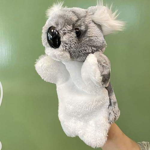 Puppet De La Main Koala Jouet Interactive Exercice Animaux Compagnie, Peluche Lutte Chat Moteur Engageant, Marionnette A