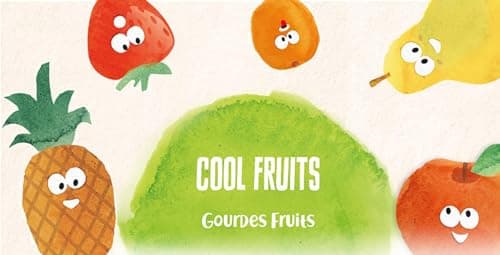Vitabio Cool Fruits Gourdes Pomme Poire de Provence Bio - 12 x 90 g Sans Sucres Ajoutés - Snack Sain et Organique Idéal