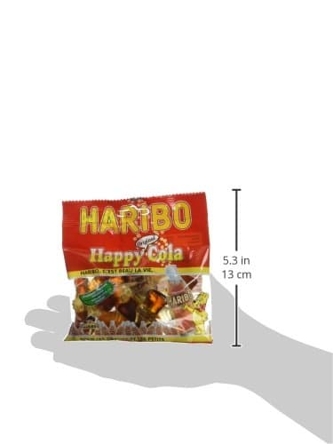 Haribo Joyeuse Cola 120 g - Lot de 10 pièces pour enfants en fête à la plage ou à la maison avec saveur unique et gâteri