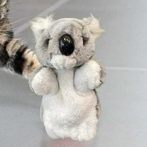 Toys de Chat Générique Interactifs Jouet Compagnon Koala 25cm - Chaton Femelle, Jouets Chers aux chatons, Idéal pour l'E