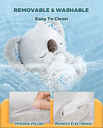 AUBY Soothe 'n' Cuddle Koala - Jouet en Peluche avec 10 Berceuses | Cadeau pour Enfants de 0 à 5 Ans