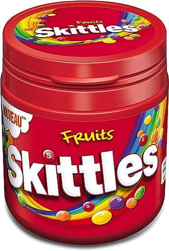 SKITTLES Bonbons au goût Fruits | Parfaits pour les Enfants | Boisson en Budgéтом 125g