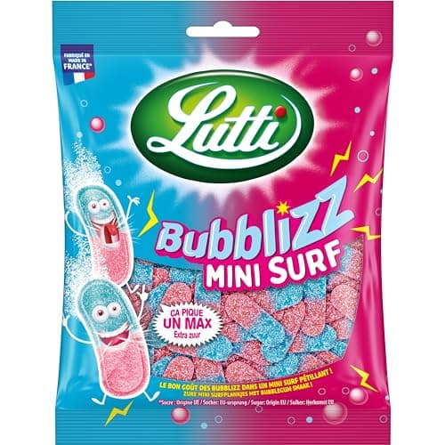BUBBLIZZ Mini Surf - Lavage Doux Pour Enfants - Formule Hypoallergénique - Grandes Bulles Fun - Poids : 180g