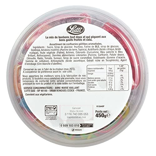 Tubo Dooo Fizz 450G - Plaisir des Bonbons Pétillants - Gourmands et Enfants - Vacances et Réunions - Saveurs Acidulées,