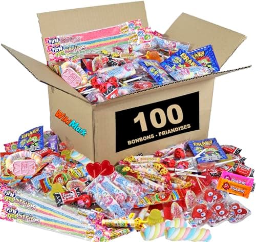 Bonbons WikiMark sans allergènes - Pourremplir sacs d'anniversaire et fêtes - Gluten-Free, Lait-Free
