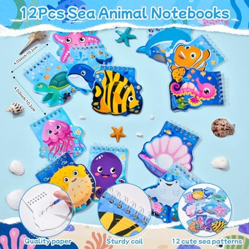 Cadeaux Marins 84PCS Pochettes Animaux pour Femmes et Hommes Anniversaire Fêtes