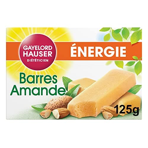 GAYELORD HAUSER Pâtes de Fruits Vitamines C B1 50% Fruits Lot de 2 x 125g — Amande - Lot de 1