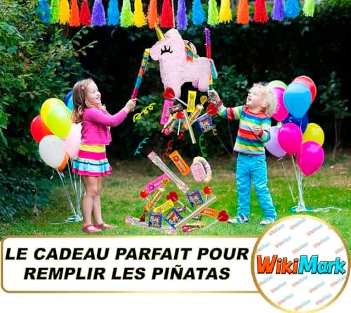 Mega Box 110 friandises remplies de pinata sans allergène - Parfait pour les enfants aux anniversaires et fêtes spéciale