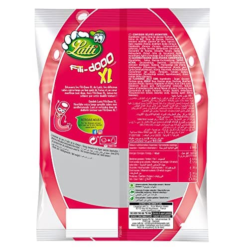 Lutti Fili-dooo Fraise XL 180g pour enfants en plein air fun et résistant