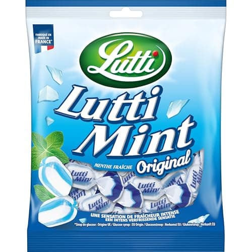 Lutti Luttmint menthe fraiche original pour enfants en famille lors de soirées entre amis 100G aromatic-fresh-mint-flavo