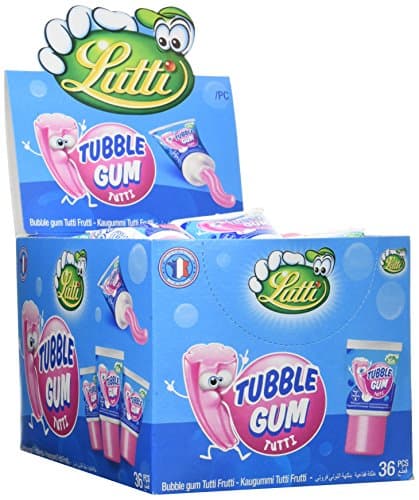 Présentoir LUTTI Tbubble Gum 1,260 kg | Étalagère pour Bonbons | Idéale pour Magasins | Durabilité et Capacité de Charge