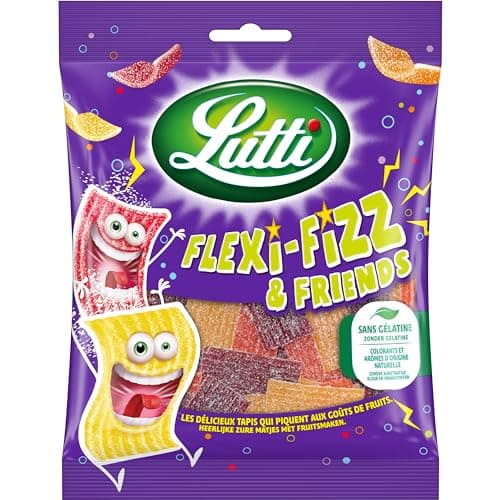 LUTTI Flexi-Fizz & Friends 180g pour enfants en fête à l'école