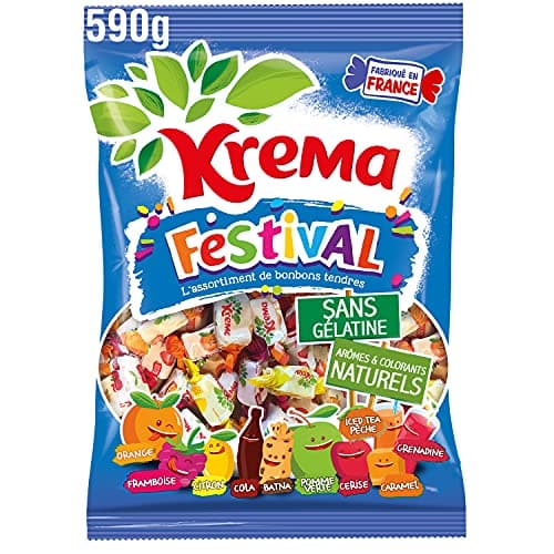 Krema Bonbons Festifs 590 g pour enfants en fête à l'école