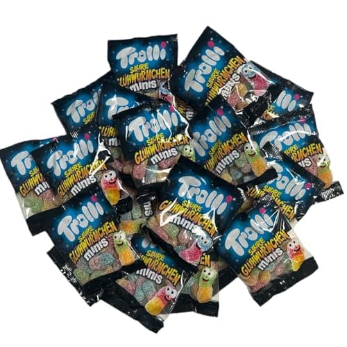 Trolli Halloween Gummies Acides, 20 Sachets Assortis Promos 400g pour Enfants et Partys