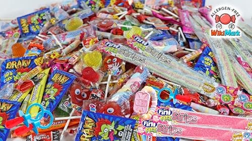 Mega Box 110 friandises remplies de pinata sans allergène - Parfait pour les enfants aux anniversaires et fêtes spéciale