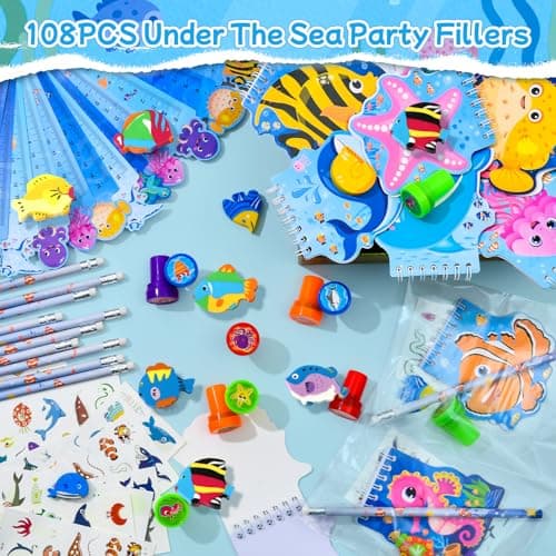 Cadeaux Marins 84PCS Pochettes Animaux pour Femmes et Hommes Anniversaire Fêtes