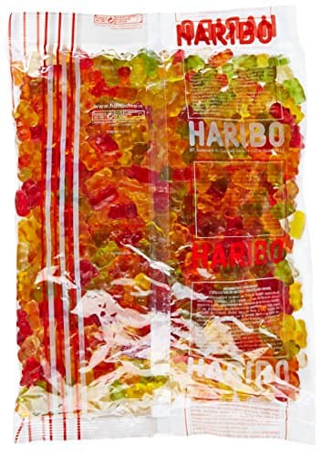 Haribo l'Ours d'Or Gélifié 2 kg - Bonbons Naturels Sans Additifs pour Enfants - Gourmandise classique pour Partys & Cade