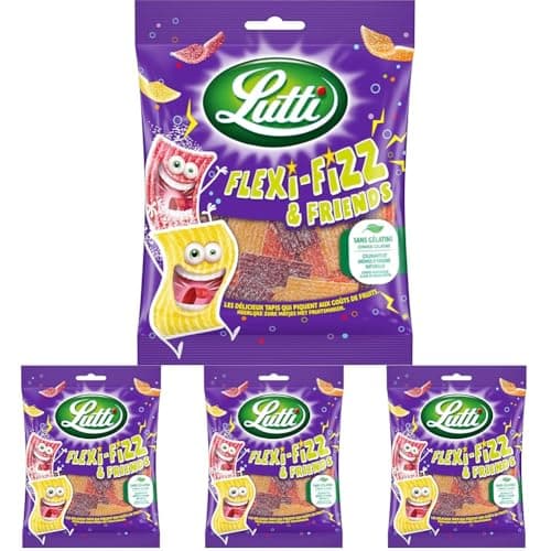 LUTTI Flexi-Fizz & Friends 180g pour enfants en fête à la maison ou à l'école