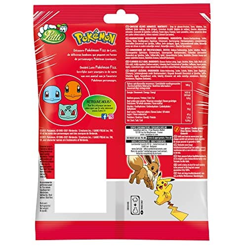 "Lutti Pokémon Fizz 180g - Collection Disney"