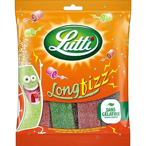 Lutti Long Fizz, Bain Énergisant pour Adultes en Réunion de Travail
